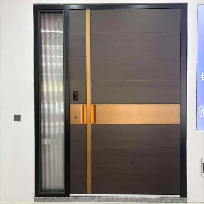 Off-axis Precision Carved Cast Aluminum Door
