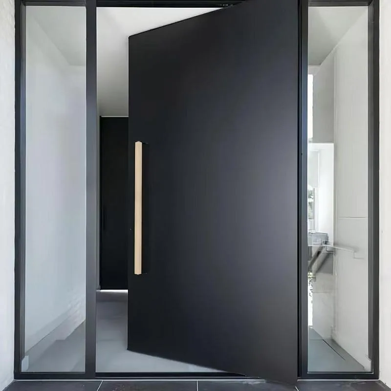 Off-Axis Precision Carved Pivot Door