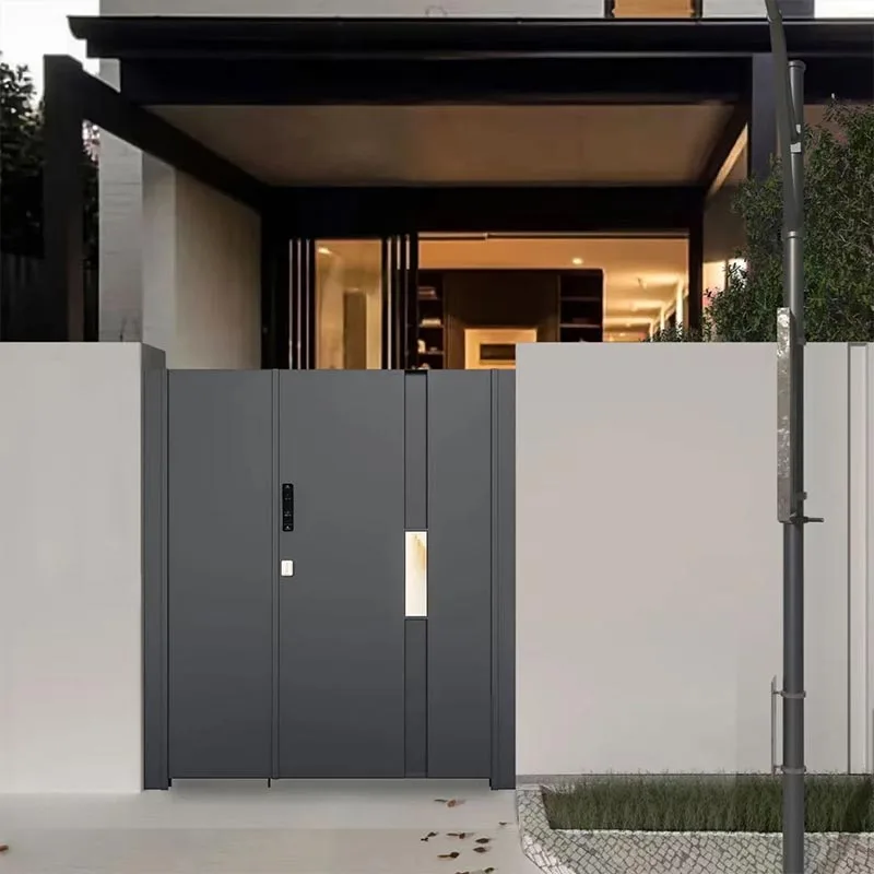 Villa Thermal Break ฉนวนหล่ออลูมิเนียมประตูลาน